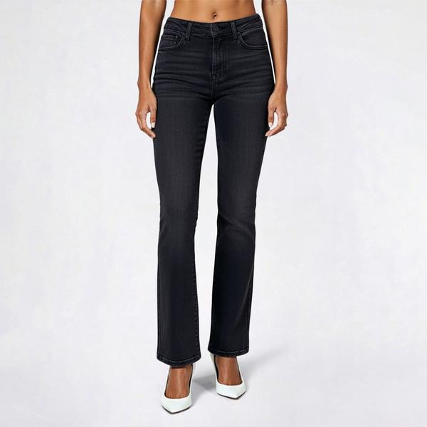 Juniors California Vintage Mid Rise Distressed Bootcut Jeans alternate view